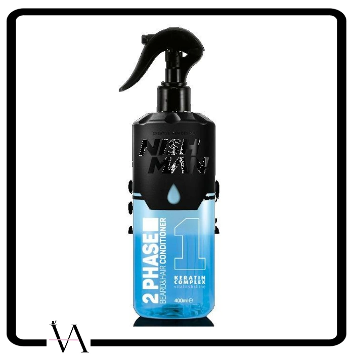 اسپری دو فاز مو و ریش نیشمن حجم 400 میلی لیتر