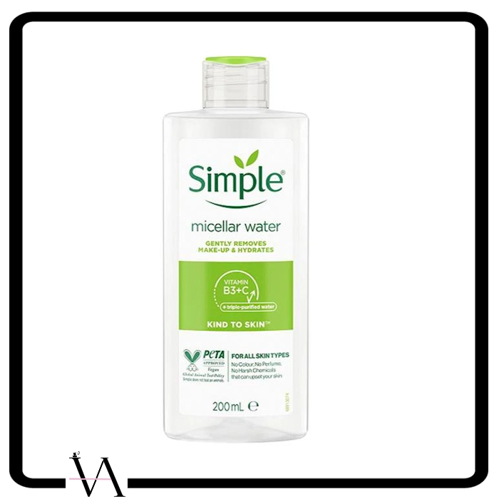 میسلارواتر پاک کننده آرایش صورت سیمپل سری کایند تو اسکین حجم 200 میل