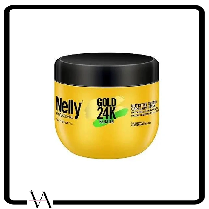 ماسک مو نلی مدل کالر سیلک گلد 24K
