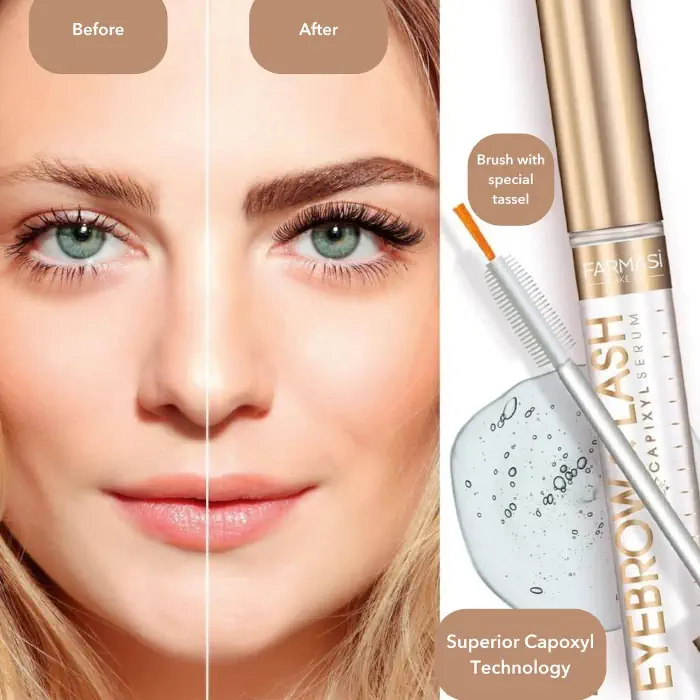 سرم تقویت کننده مژه و ابرو فارماسی 12 میل