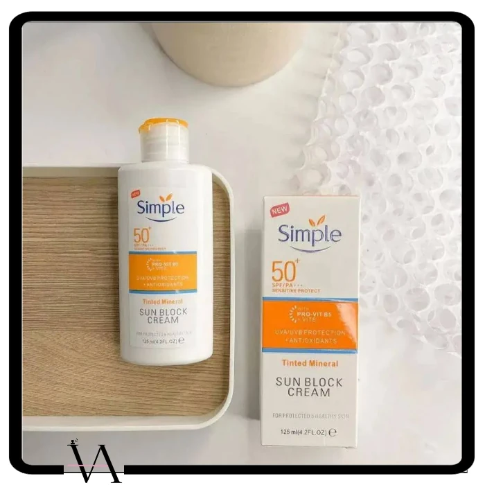 گالری تصاویر ضد آفتاب ویتامین B5 سیمپل SPF50