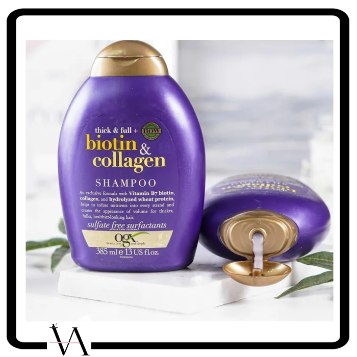 گالری تصاویر شامپو ضد ریزش و ضخیم کننده مو حاوی بیوتین و کلاژن او جی ایکس OGX