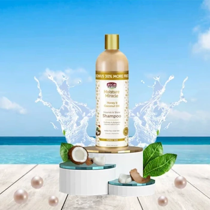 گالری تصاویر شامپو مخصوص موهای فر و حالت دار افریکن پراید بدون سولفات