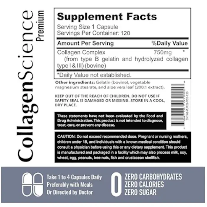 گالری تصاویر قرص کلاژن ساینس افترایو 120 عددی