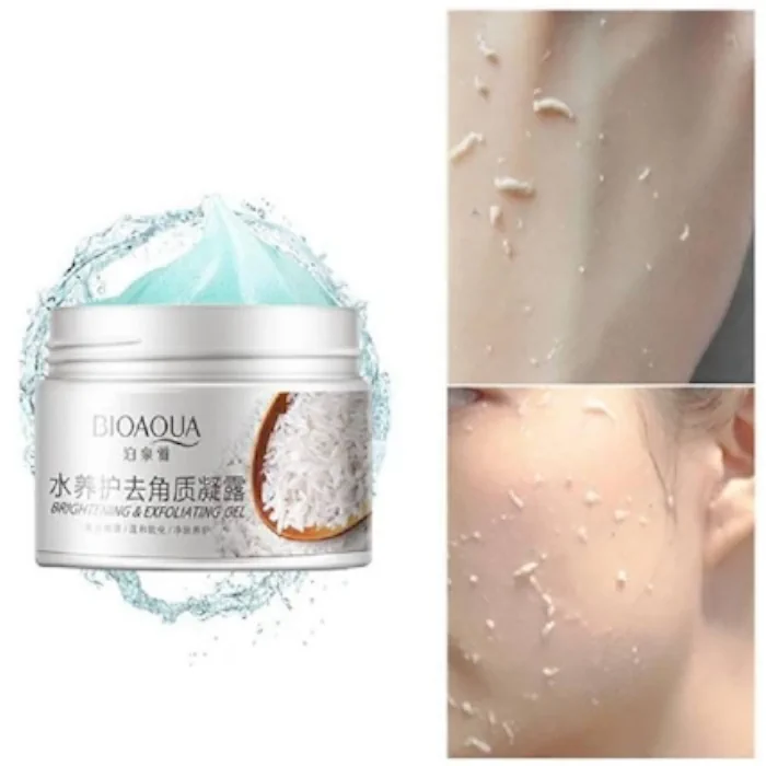 ژل اسکراب برنج بیوآکوا روشن کننده