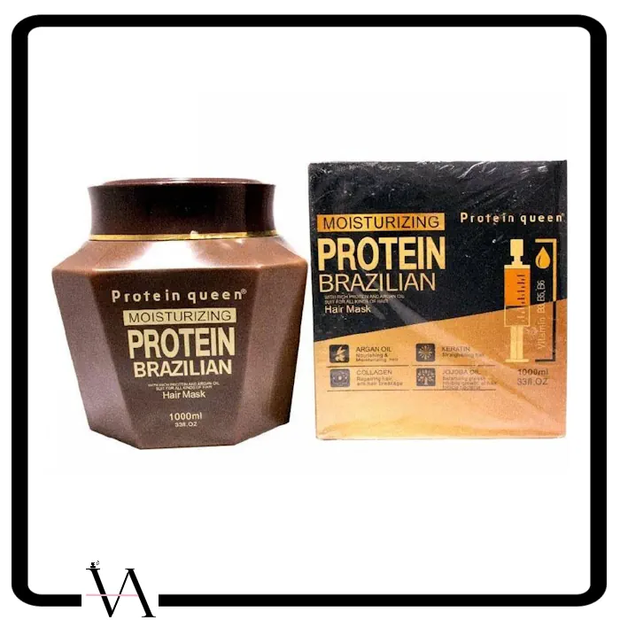 گالری تصاویر ماسک مو پروتئین برزیلی کراتین کویین 1000 میلی لیتر